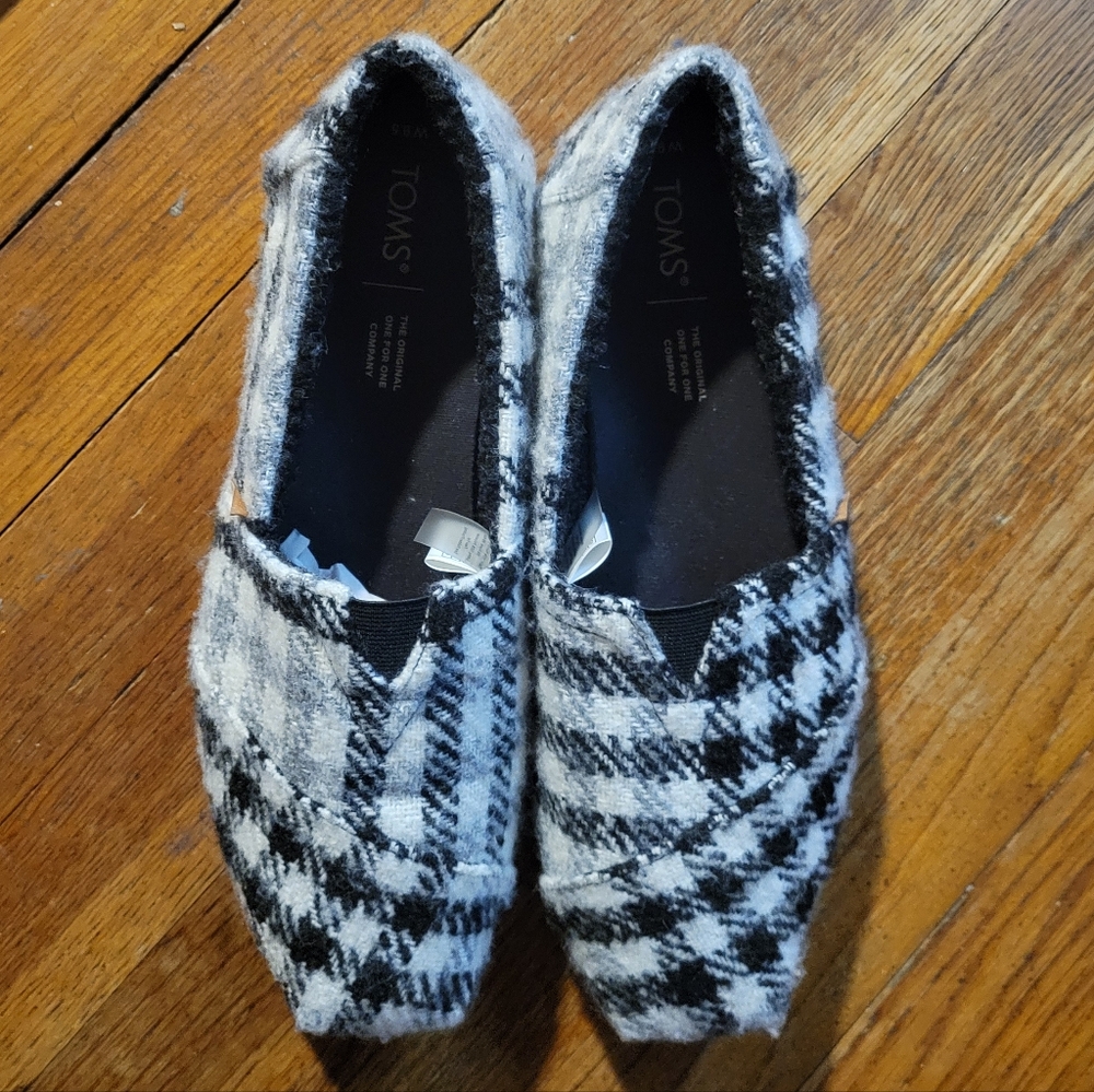 Ladies Plaid TOMS